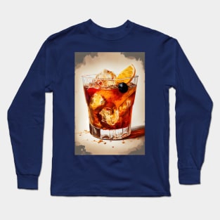 Old Fashioned cocktail Long Sleeve T-Shirt